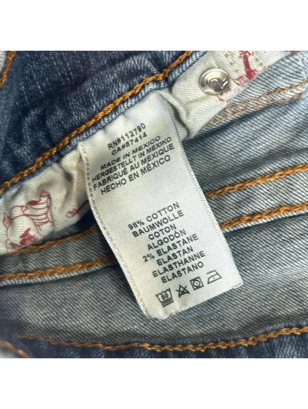 True Religion Women's Blue and Navy Jeans